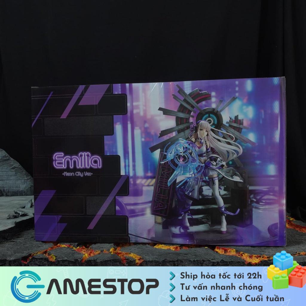 Mô hình Alpha Satellite Shibuya Scramble nhân vật Emilia Neon City Ver dòng Re Zero 1/7 scale figure nguồn Nhật RZAS03