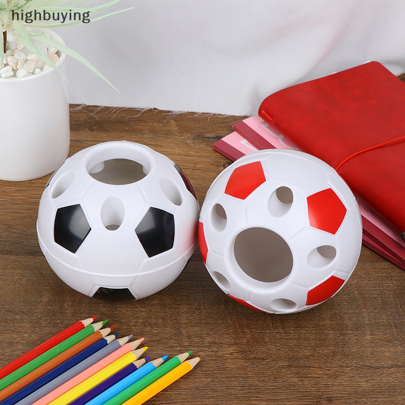 1 Hộp Đựng Bút / Bàn Chải Đánh Răng Hình Quả Bóng Đá Chất Lượng Cao Mới