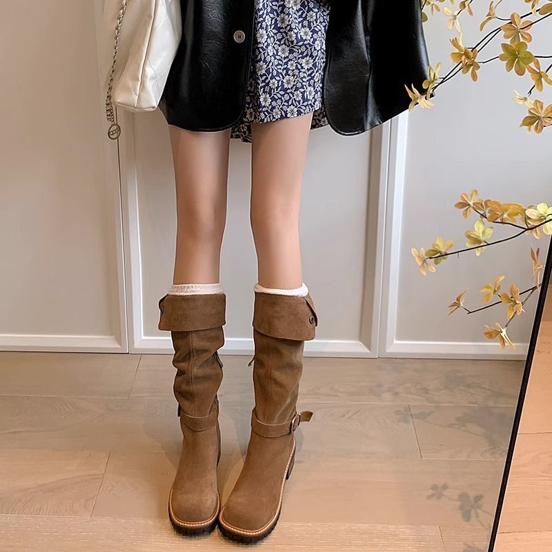 Unky Giày Boot Cao Bồi Cao Bồi Cao Cấp Thời Trang Theo Phong Cách Phương Tây