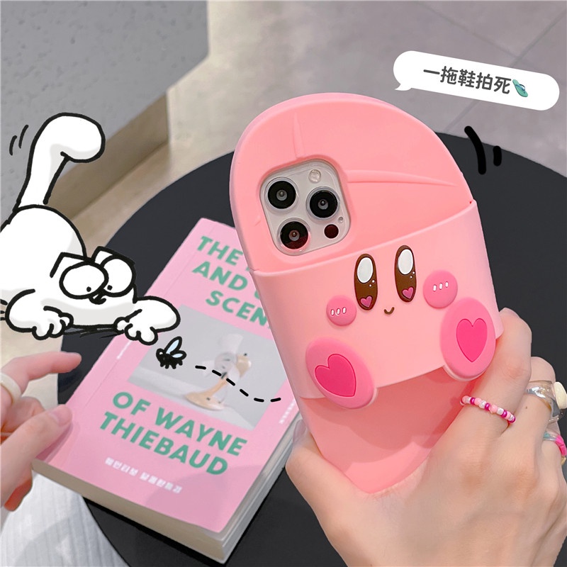 Hoạt Hình Ốp Điện Thoại Silicon Hình Chiếc Dép 3d Cho iphone 14 13 12 mini 11 pro xs max se2 7 8 plus x xr