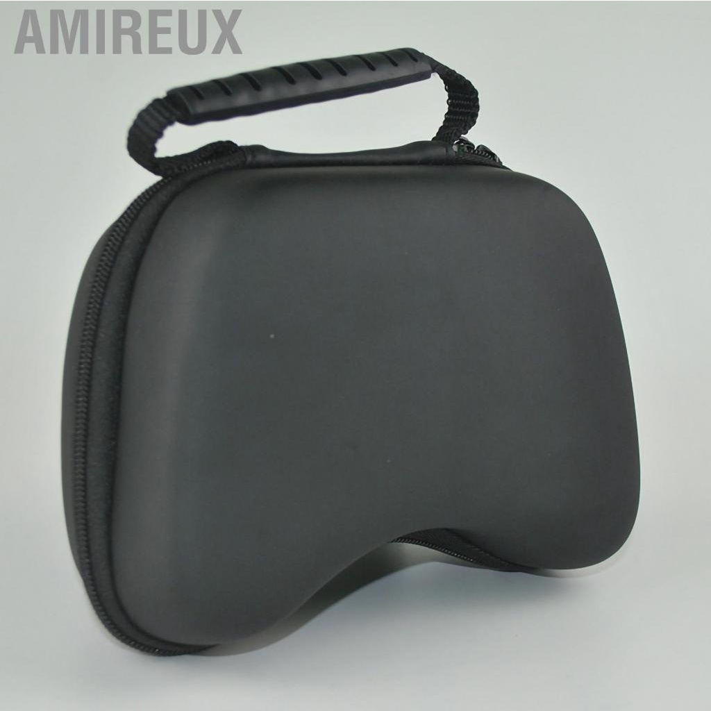 Amireux Gamepad Carrying Case PU Leather Shockproof Scratch Resistant Portable Storage Pouch Bag for Switch Pro