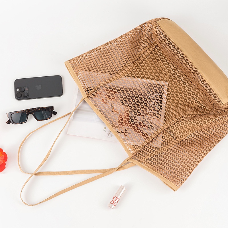 Túi Lưới Xách Tay Nhiều Ngăn Phù Hợp Để Đi Bơi / Đi Biển Dành Cho Nữ