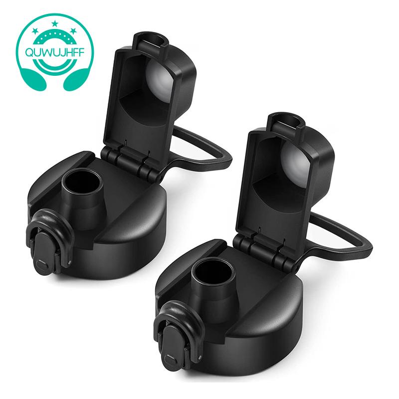 Set 2 Nắp Đậy Miệng Rộng Có Khóa Nút Tự Động Thay Thế Cho Bình Nước hydro flask Miệng Rộng 12 / 16 /