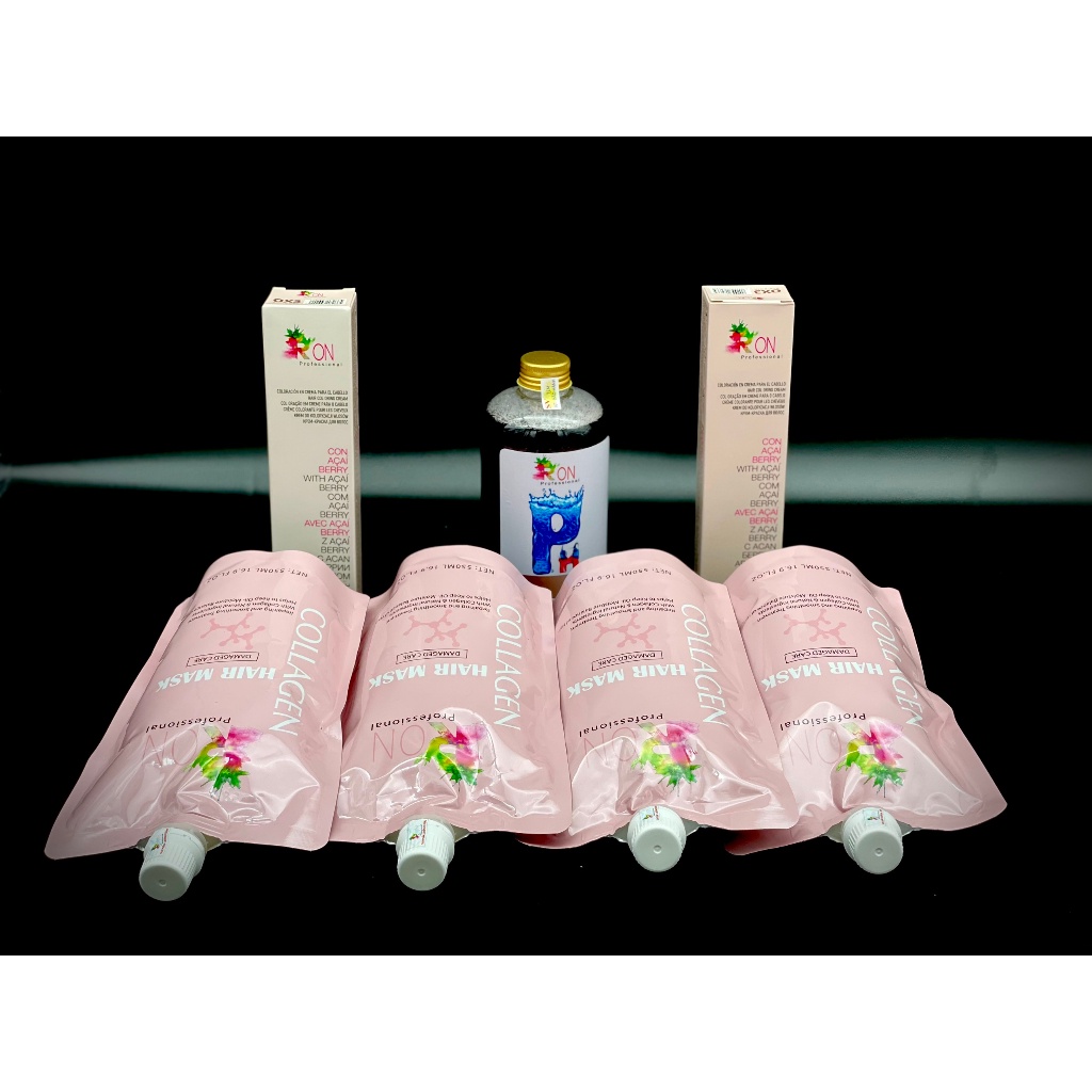 Dầu hấp ủ dưỡng ẩm phục hồi Collagen Mask Ron 500ml siêu mềm mượt, phục hồi tóc, ngăn ngừa rụng tóc, hàng xịn chuẩn