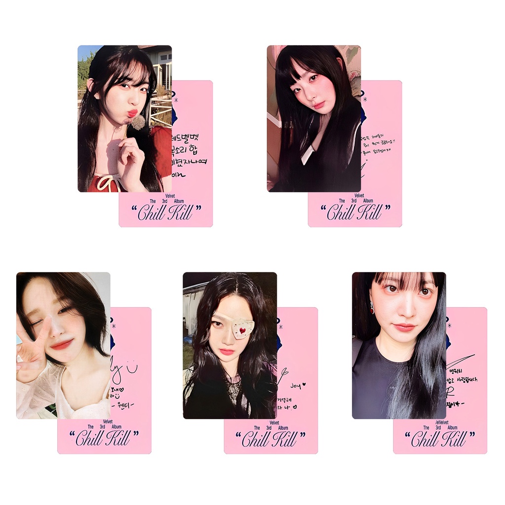 Album Ảnh Nhóm Nhạc red velvet Thẻ