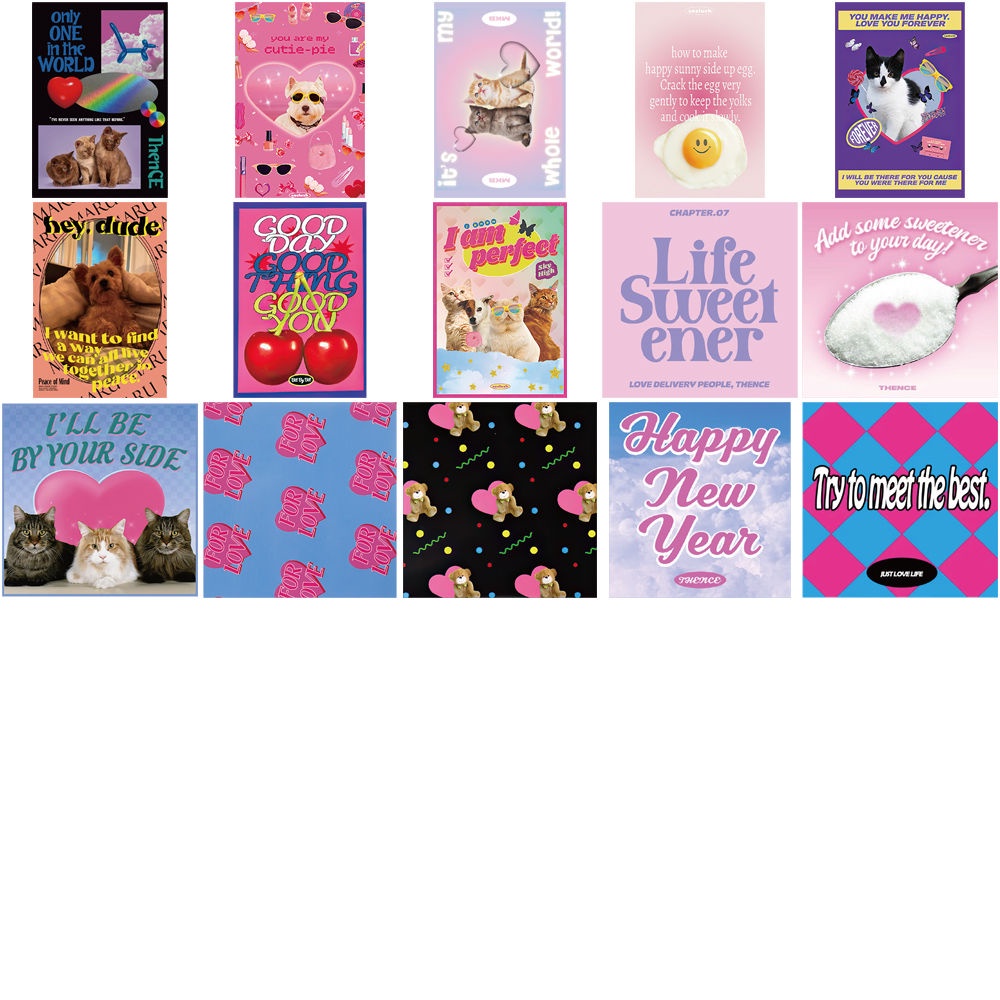 Bộ 64 Miếng Dán Trang Trí Mũ Bảo Hiểm / Bút Chì Chống Thấm Nước Họa Tiết graffiti Màu Hồng Xinh Xắn