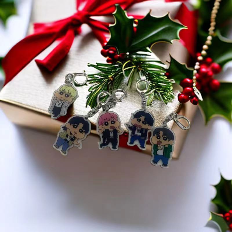 Móc Khóa acrylic Hai Mặt kpop txt