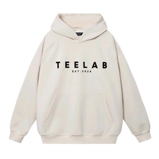 Áo Hoodie Teelab Unisex Form Rộng Chất Nỉ PE Trần Bông Cao Cấp