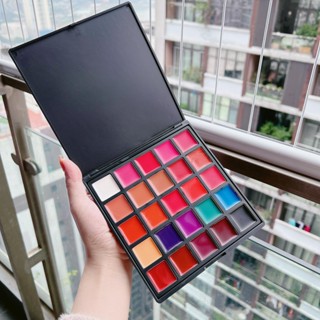 Bảng Son Môi 25 Ô Trang Diểm Tươi Sáng Lâu Trôi Chống Thấm Nước  Chính Hãng