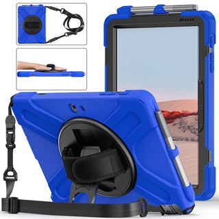 Ôp Điện Thoại hybrid Chống Sốc Có Ngăn Đựng Bút Và Dây Đeo Vai Cho microsoft surface go 4 3 2 surfacego go4 go3 go2 case cover