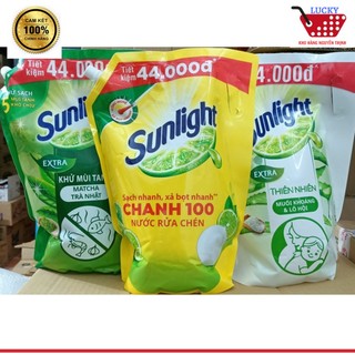 Nước Rửa Chén Diệt Khuẩn Sunlight Chanh Và Lá Bạc Hà Mới ( 3.6kg / Chai, 3,5kg )
