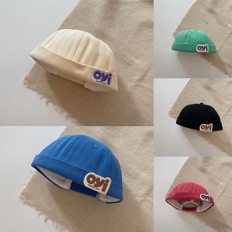 Mũ beanie cotton Nguyên Chất Chống Gió In Chữ baby Dành Cho Bé Trai Bé Gái