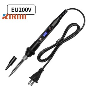 RIRIHI Mỏ Hàn Sắt Màn Hình led Kỹ Thuật Số 80W Có Thể Điều Chỉnh Nhiệt Độ Phù Hợp Để Sửa Chữa Trang Sức Kim Loại