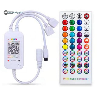 Bộ điều khiển đèn led từ xa 40 phím rgb ir dc5-24v cho 5050 3528 rgb