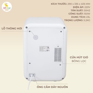 Máy tiệt trùng bình sữa Moaz BéBé MB073
