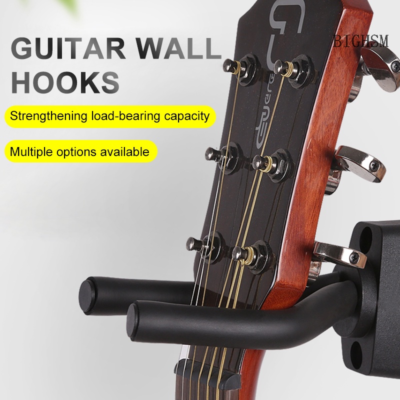 Bighsm Móc Treo Đàn guitar / violin / ukulele Gắn Tường Có Móc Treo