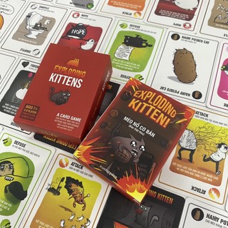 Bộ Bài Exploding Kittens - Trò Chơi Mèo Nổ Uống Đê