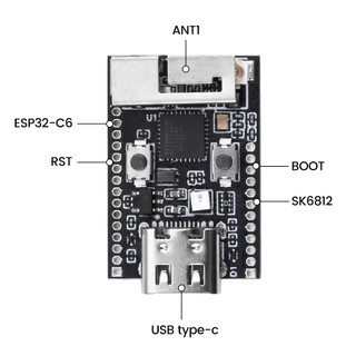 Bảng Mạch Phát Triển pcbfun esp32-c6 wifi + Mô-Đun Bluetoothrisc-v 32-bit processor type-c