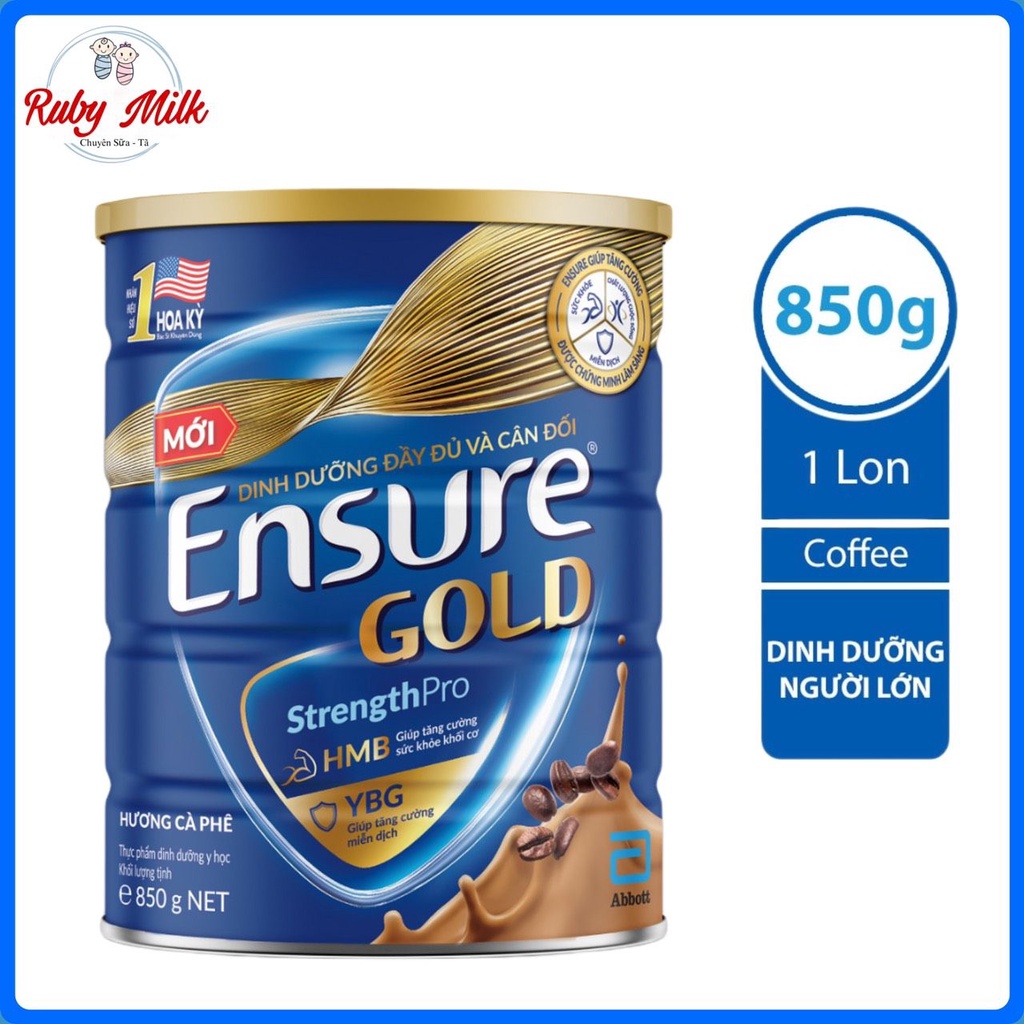 Ensure Gold Hương Cà Phê Lon 800g