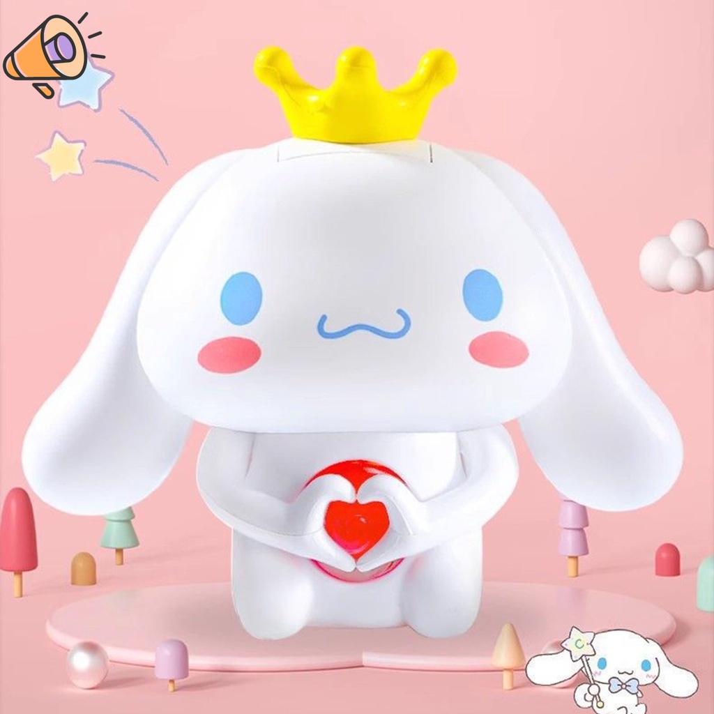 Đồ Chơi Cinnamoroll Trái Tim Phát Sáng