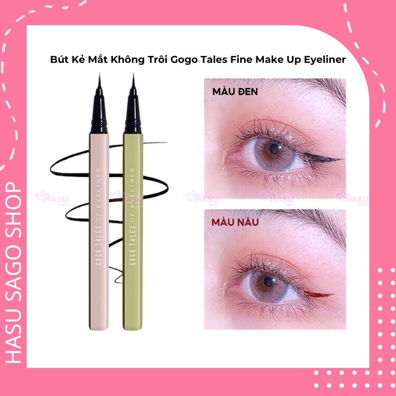 Bút Kẻ Mắt Không Trôi Gogo Tales Fine Make Up Eyeliner
