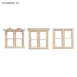 Mô hình cửa sổ trượt 1: 12 độc đáo trang trí nhà búp bê