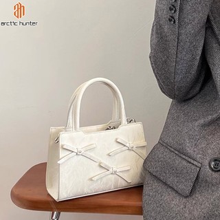ARCTIC HUNTER Túi Đeo Chéo Hình Vuông Nhỏ Đơn Giản Thiết Kế Thắt Nơ Phong Cách Hàn Quốc Cho Nữ Fashion nhiều màu sắc để lựa chọn Thời trang Vintage