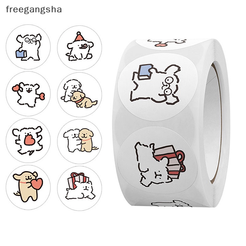 Cuộn 500 Miếng Dán Hoạt Hình Trang Trí Dễ Thương
