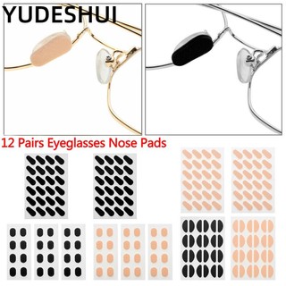YUDESHUI Set 12 cặp đệm mũi chống trượt bằng EVA mềm mại cho mắt kính
