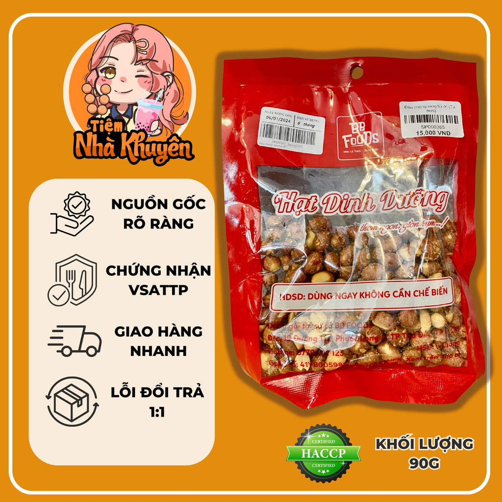 Đậu phộng rang tỏi ớt [Túi mini 90g]