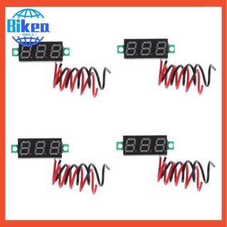 Vôn kế điện tử mini 0.28inch dc2.5-30v màn hình led chuyên dụng cho xe đạp
