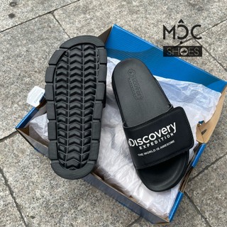 [Chính Hãng] Dép Discovery Brick Slide- Màu * Đen Logo Trắng * - Code: DXLP4103N-BKL