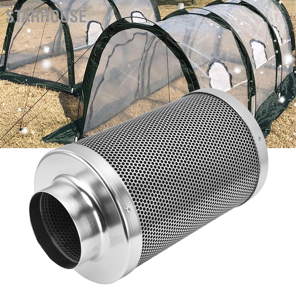 StarHouse Bộ lọc carbon không khí 4 inch Máy mùi phát triển trong lều cho quạt ống dẫn nội tuyến Kiểm soát thủy canh Phòng trồng trọt