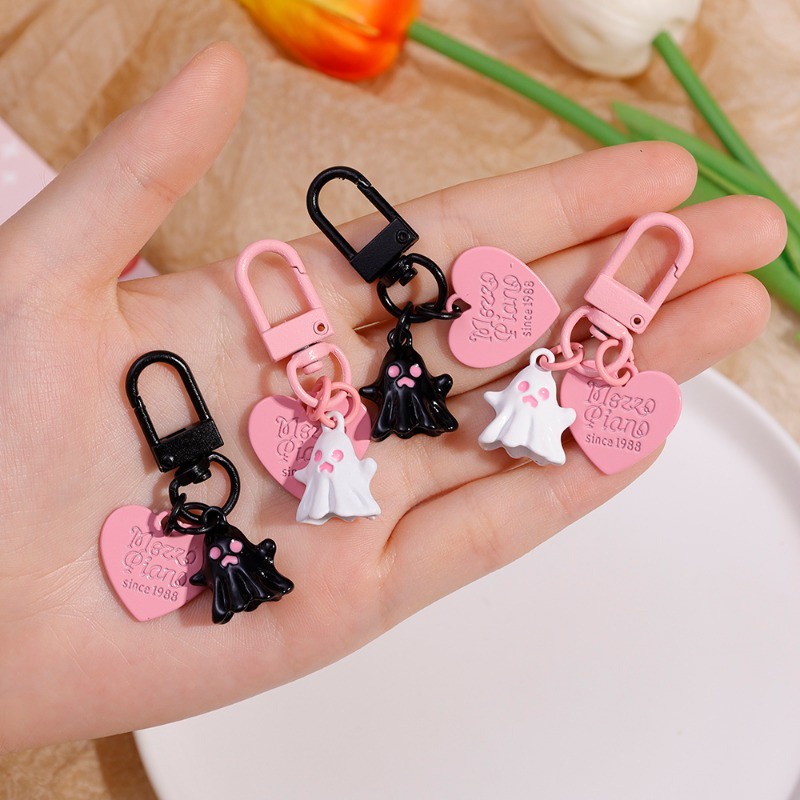 Móc Khóa Trang Trí Điện Thoại Hình Ma / Cô Gái mini Ngọt Ngào Đáng Yêu / Phụ Kiện Túi Xách