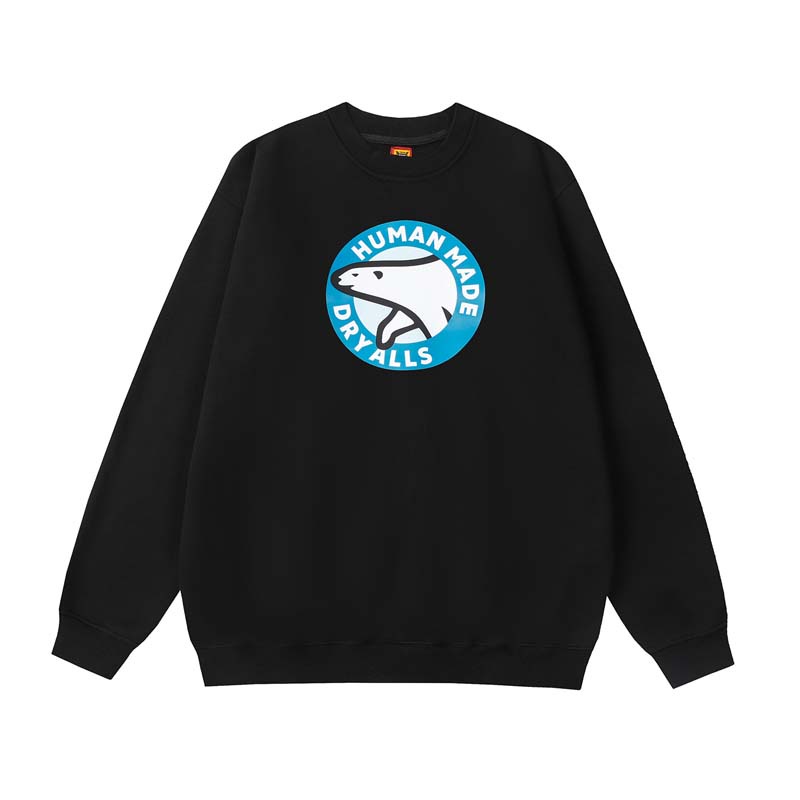 Áo Sweater cotton Cổ Tròn In Họa Tiết Gấu Bắc Cực vintage Thời Trang Thu Đông Cho Nam Và Nữ