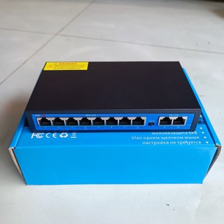 Switch poe ONV 4 Cổng, 8 cổng + 2 uplink
