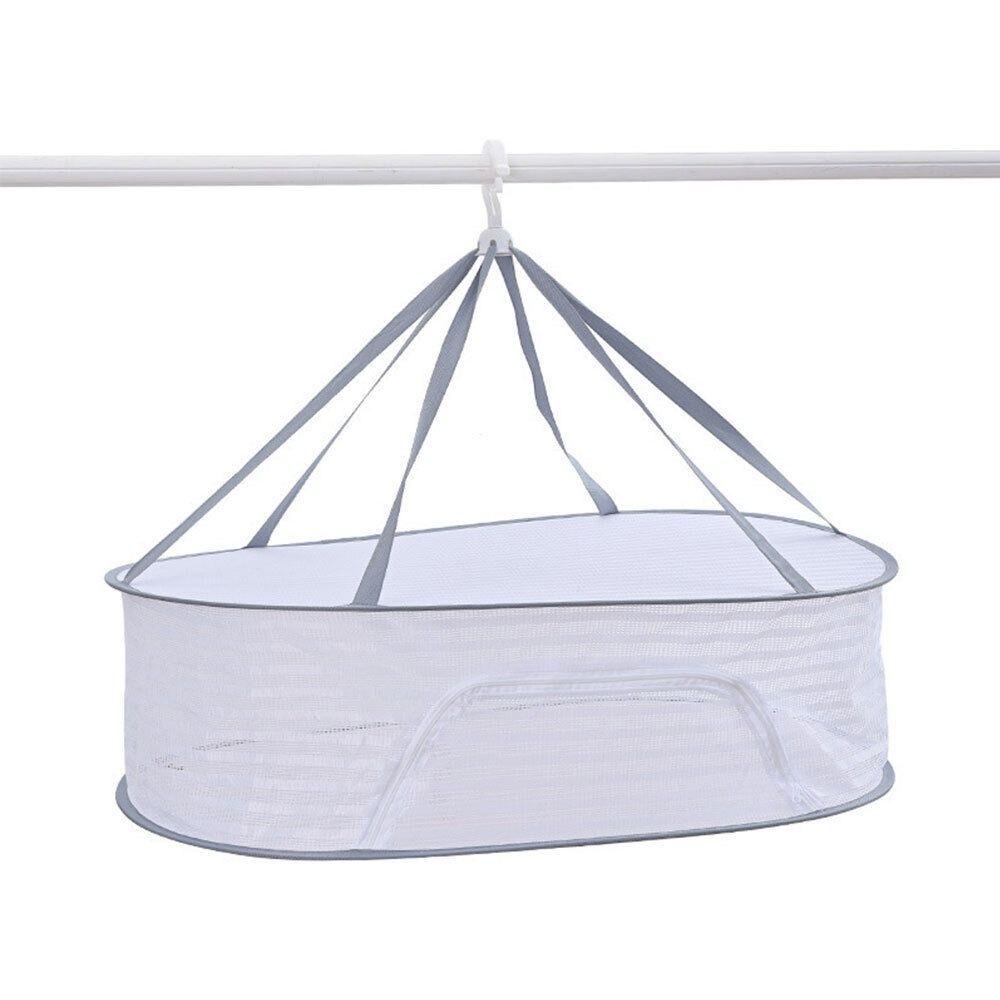 Lồng Lưới Phơi Khô Thảo Mộc / Hoa 1-3 Tầng Có Khóa Kéo Có Thể Gấp Gọn Tiện Dụng