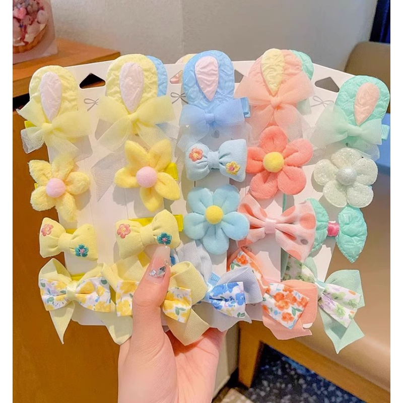 Set 8 Kẹp Tóc Dễ Thương Cho Bé Gái