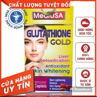 ✅ viên uống trắng sáng da mediusa glutathione gold - liver detox & skin whitening