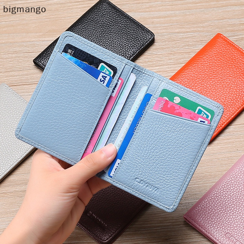 Bigmango Ví Nhỏ Đựng Thẻ Xe Buýt Thẻ Tín Dụng Du Lịch Tối Giản Cho Nam Và Nữ