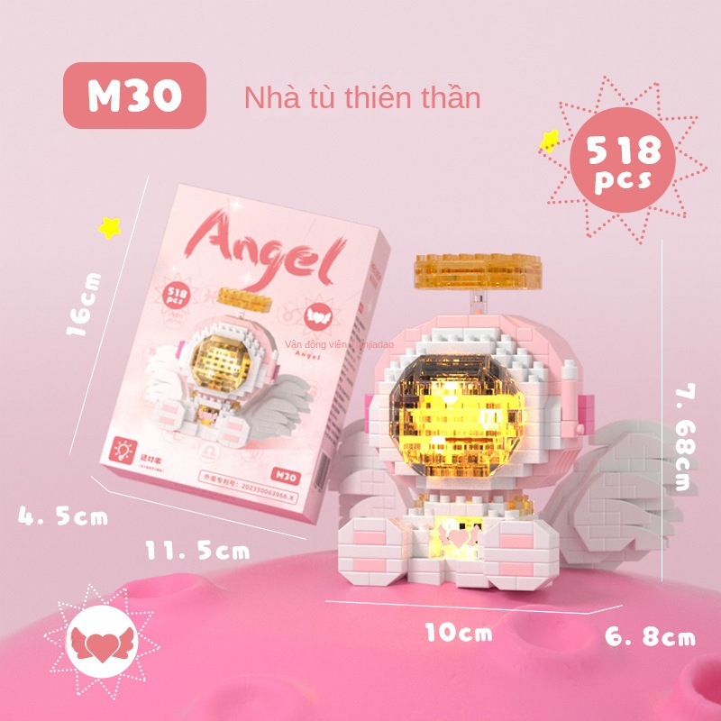 Bộ Đồ Chơi Lắp Ráp Mô Hình Phi Hành Gia mini