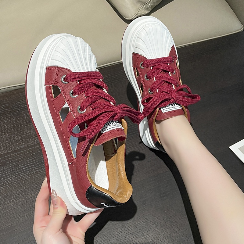 C＆S  Giày thể thao giày nữ giày bánh mì nữ đế cao 2023 Siêu Mềm Xinh Xắn FYD23904US 36Z230906