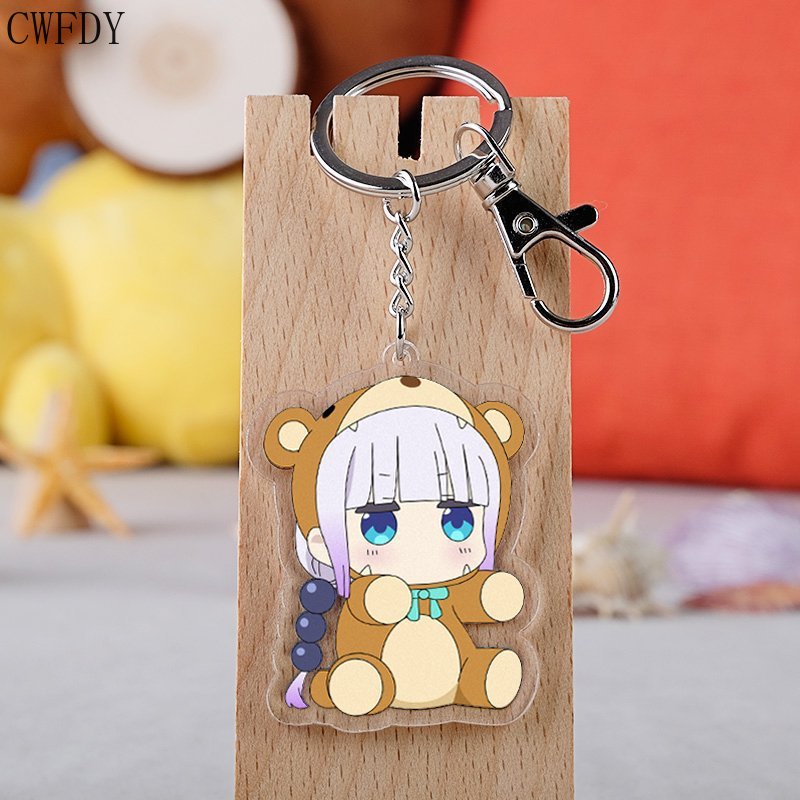 Móc khóa Arcylic Kobayashi San Chi No Maid Dragon Hầu gái rồng nhà Kobayashi chibi cute dễ thương