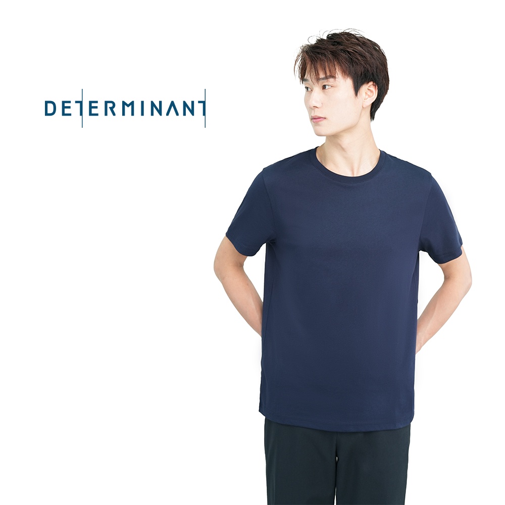 [Only Online] Áo thun nam Determinant thấm hút tốt mềm mại -  màu Xanh Navy [T06]