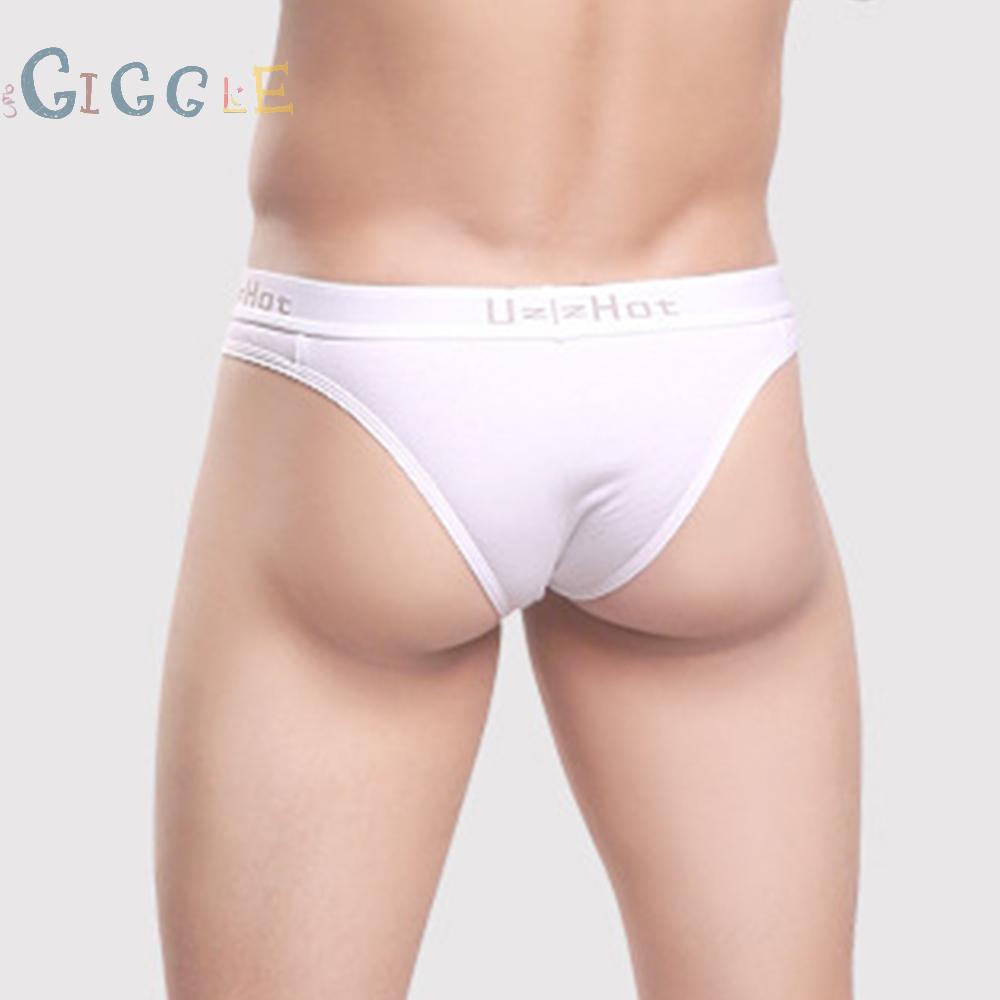 Mens Panties Bulge Stretchy Comfy T-Back Cotton Tangas Elastic G-String