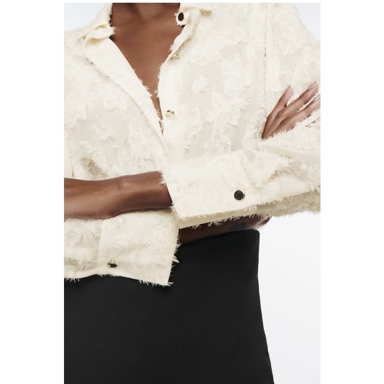 Zara Áo Sơ Mi In Hoa Thời Trang Mùa Thu Đông Dành Cho Nữ8089705