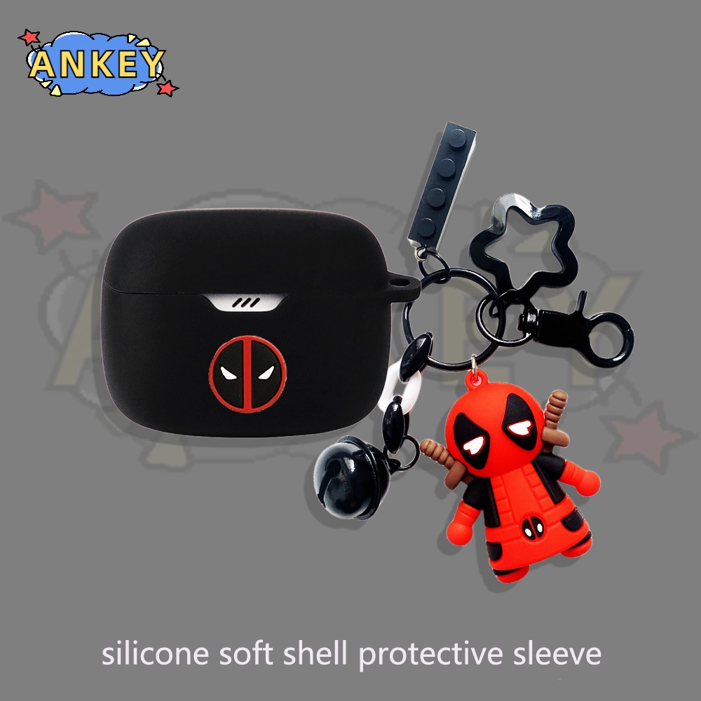 Case For Edifier TWS1 Pro 2 W220T W240TN Earphone Silicone Case Cartoon Lovely Earbuds Waterproof Shockproof Soft Protective Headphone Cover Headset Skin with Hook