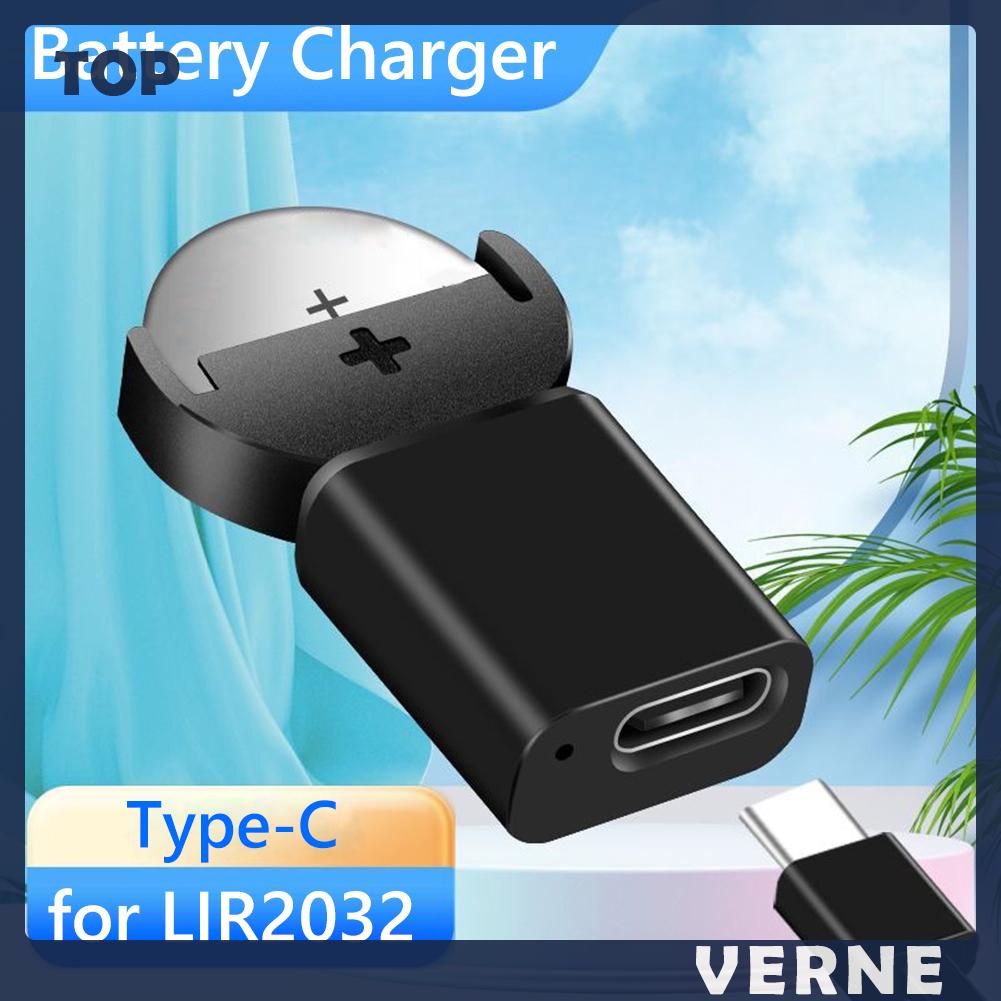 Bộ Sạc Pin Nút Li-ion type-c Cho lir2032 1632 2025 2016