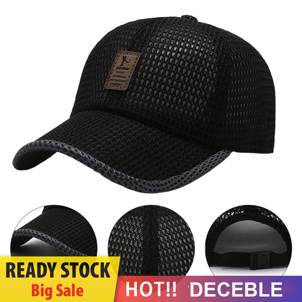 Mũ Lưỡi Trai Phối Lưới Thoáng Khí Thời Trang Mùa Hè Cho Nam Và Nữ