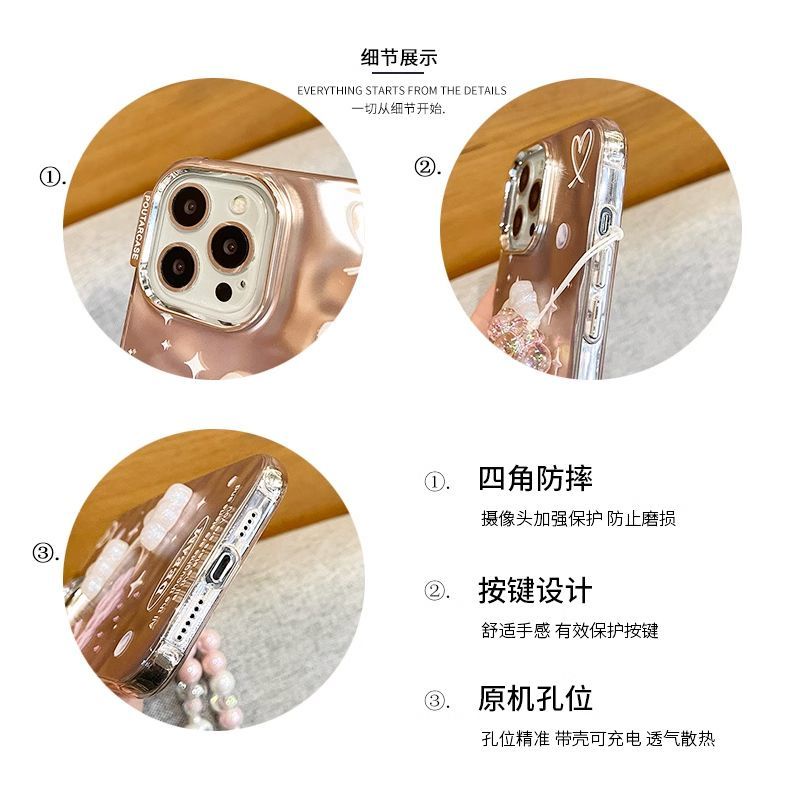 Ốp Điện Thoại Chống Rơi Họa Tiết Đám Mây / Mặt Trăng / Mặt Trăng Ba Chiều Cho apple Iphone 14promax 13 11 14pro 13pro 14